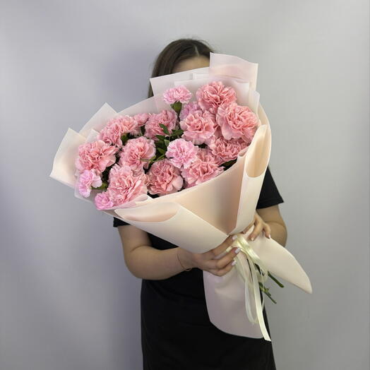 Микс розовых диантусов