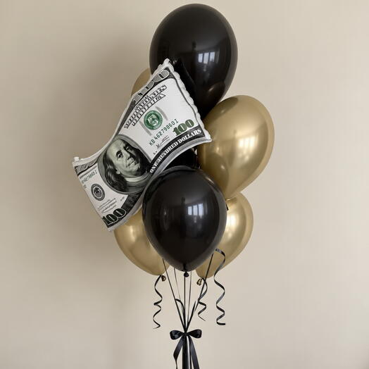 Набор воздушных шаров «Денежный подарок» 💵