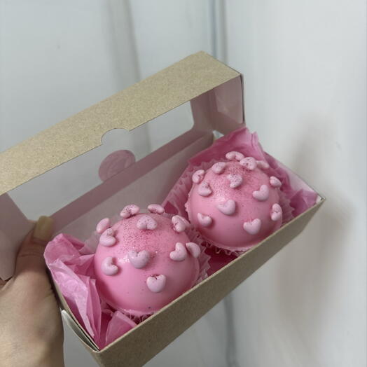 бомбочки сердечки