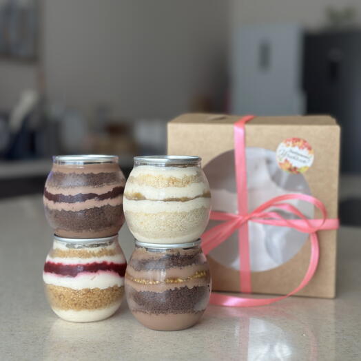 Подарочный набор из 4 мини-десертов