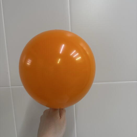 30cm orange balloon with helium