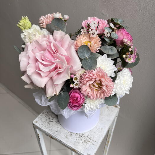 Композиция с французской розой 🌸