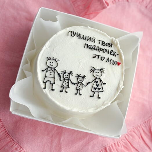 Бенто торт «подарочек» 🎂