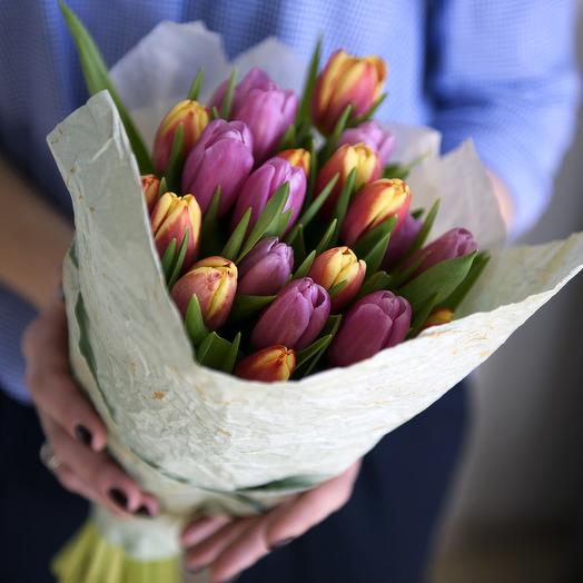 Тюльпаны в крафте