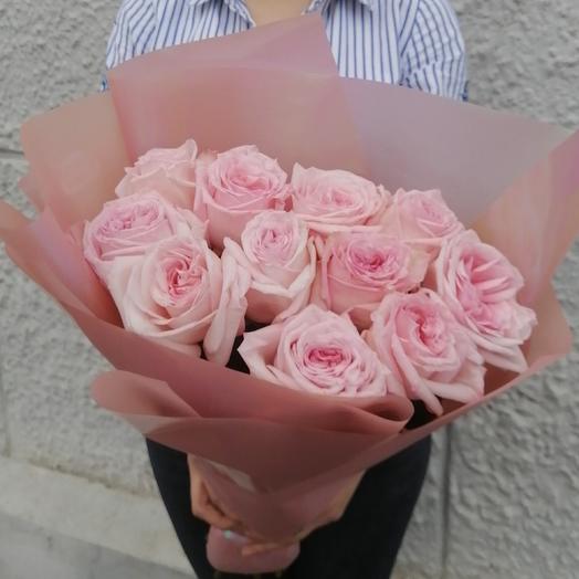 Bouquet of peony roses, pink o'hara