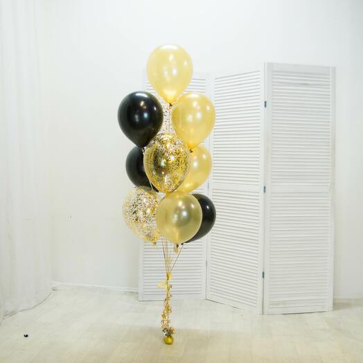 Black and gold fountain