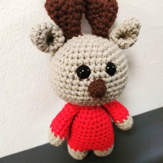 Christmas Deer / New Year's gift, handmade toy