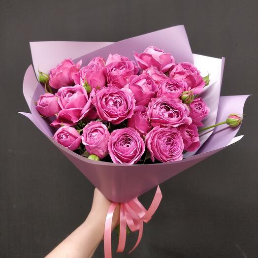 9 rosas en forma de peonía de Misty Bubbles