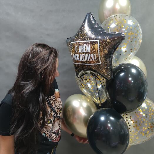 Set of 10 pieces of "golden sequins"