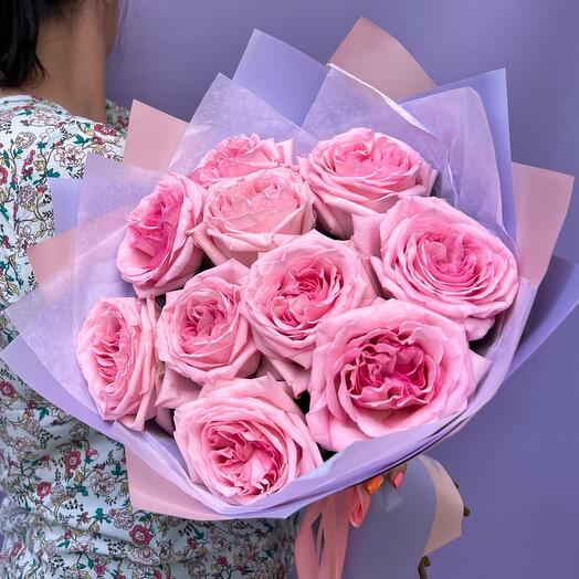 Pink Roses Pink Ohara 11 pcs