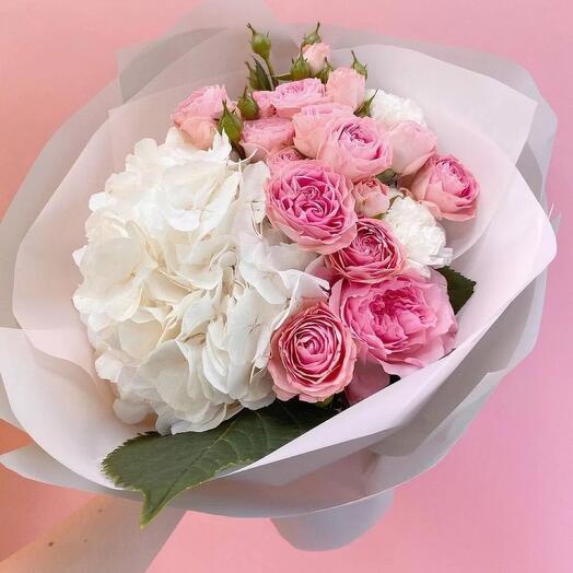 Ramo de hortensias