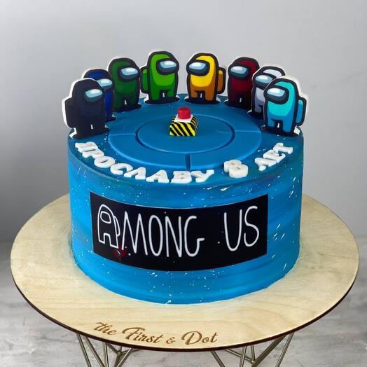 Birthday cake for Among as Cosmos