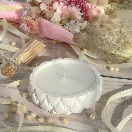 A candle with a secret message