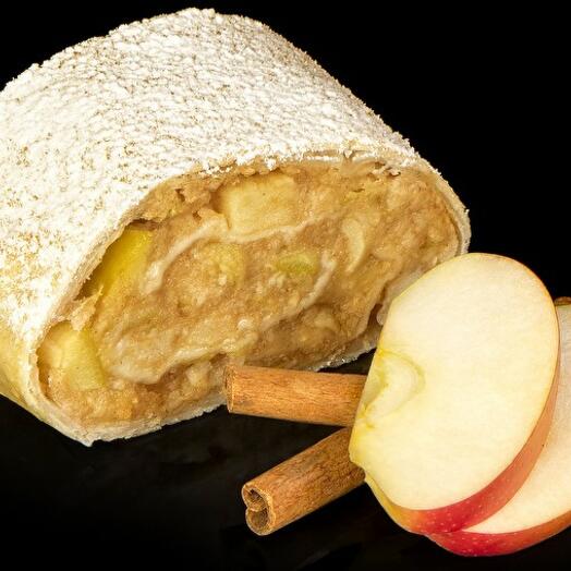 Strudel de manzana con canela
