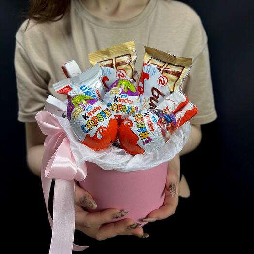 Paquete de regalo de dulces "Kinder Box" en Tamaño S