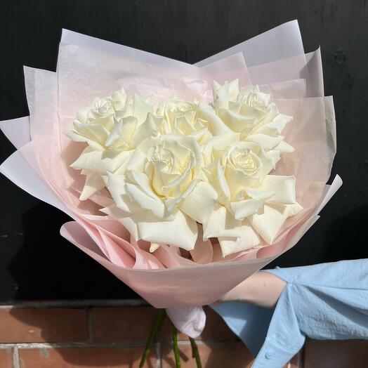 White Peony - shaped Rose