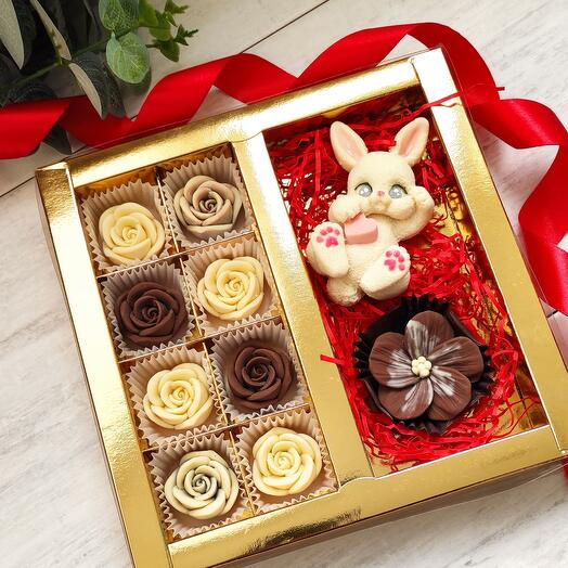 Set "Chocolate bunny"
