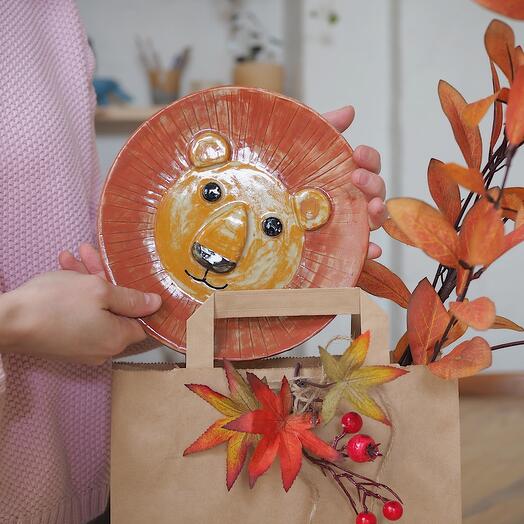 Детское групповое занятие  (2 часа, 1 изделие, лепка/круг)