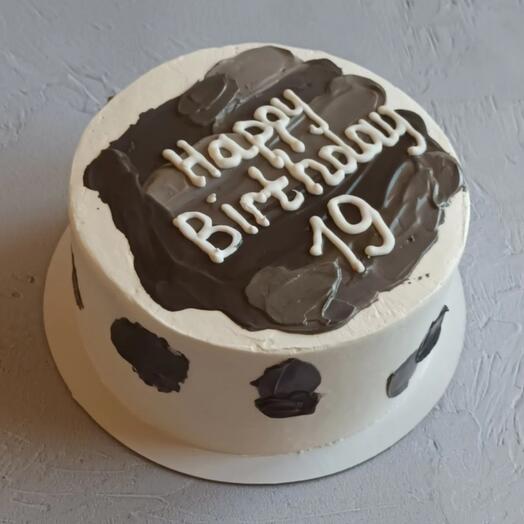 Торт 1кг с надписью