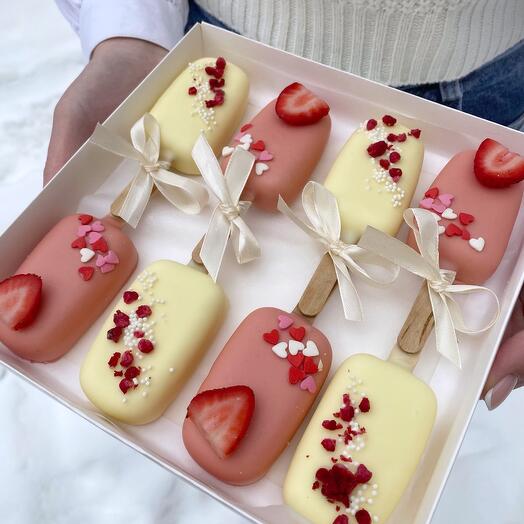 Чизкейки шоколадные и кокосовые "Love"