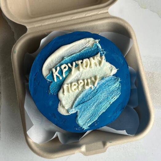 Бенто красный бархат с вишней "Крутому перцу" 400 гр