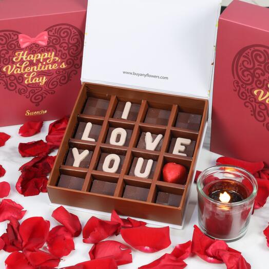 Valentine I Love You Chocolates By Sweecho