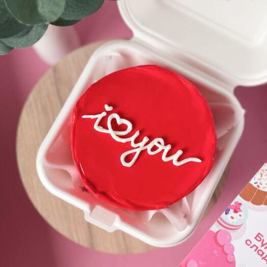 Бенто торт I LOVE YOU
