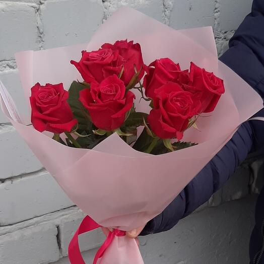 Букетик из 7 роз