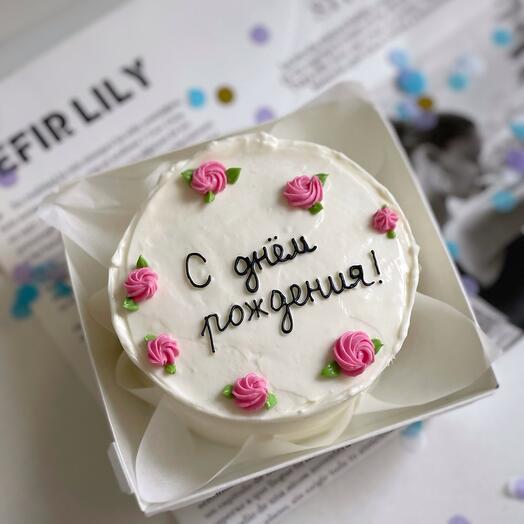 Бенто- торт «С ДНЁМ РОЖДЕНИЯ» ( Для мамы, бабушки, сестры, подруги)