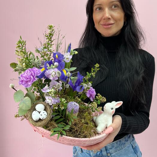 Пасхальная тарелка на стол м