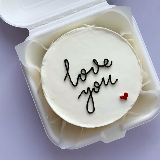 Бенто торт я тебя люблю любимой любимому love you