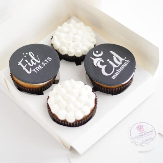 Eid Mubarak Cupcakes Box