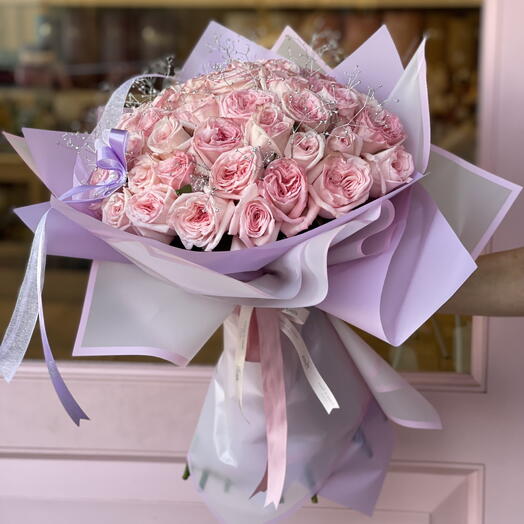 Garden of Love Pink Rose Bouquet