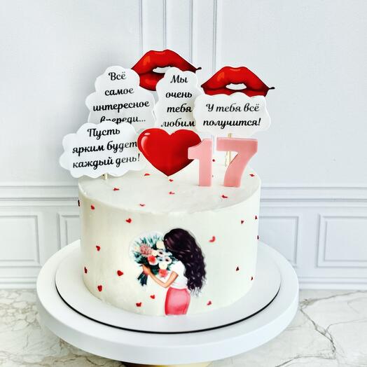Торт с любыми топперами на день рождение