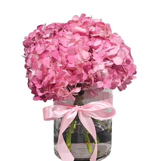 Pink Hydrangea Vase