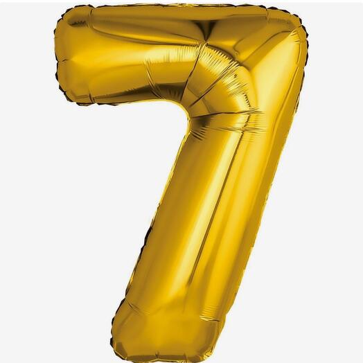 Foil balloon "Figure 7"