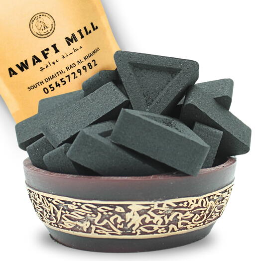 AWAFI MILL Charcoal Triangles | Incense Tablets - Pack of 50