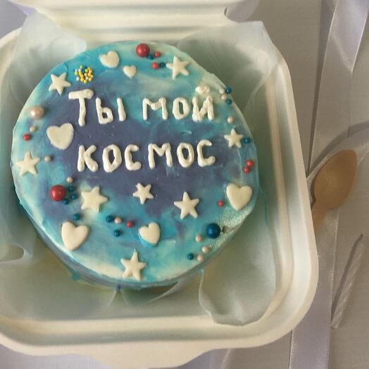 Бенто торт в стиле «Космос»