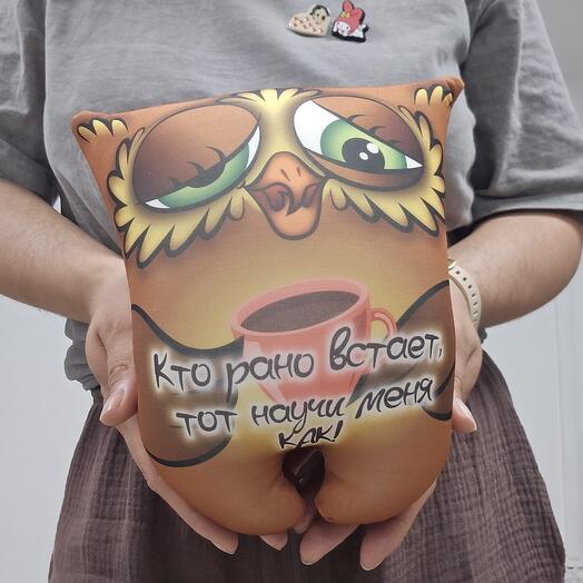 Игрушка подушка Антистресс Сова
