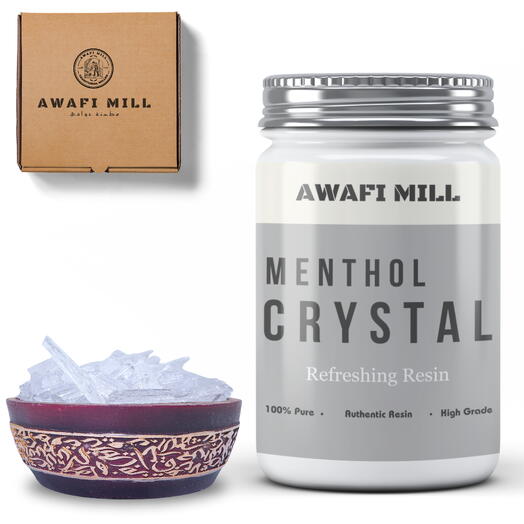 AWAFI MILL Menthol Crystal | Arctic Mint - Bottle of 100 Gram