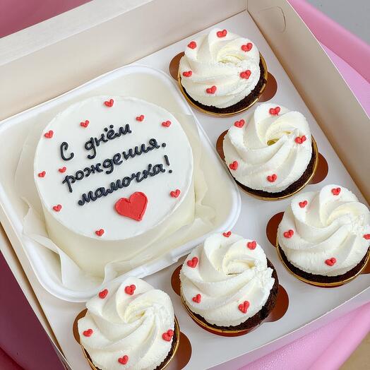 Набор маме бенто+капкейки