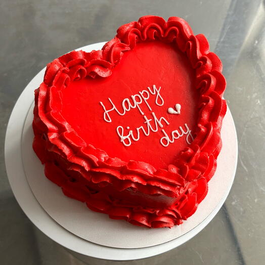 Торт сердце Ламбет на день рождение happy birthday