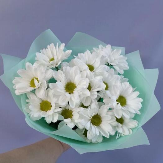 Букет из 3 ромашковых хризантем