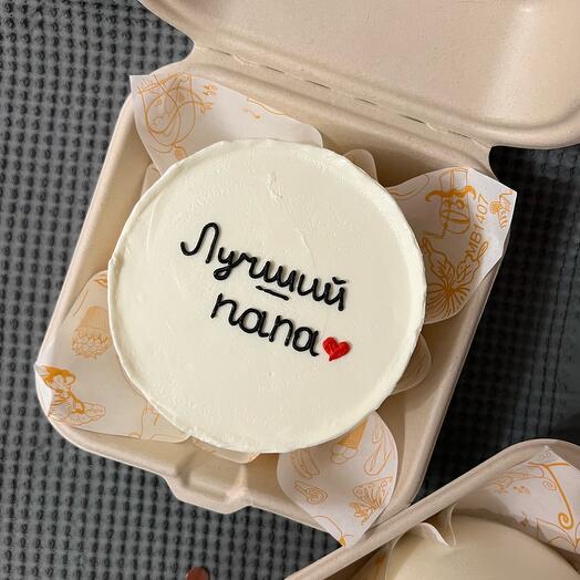 Бенто торт «Лучший папа»