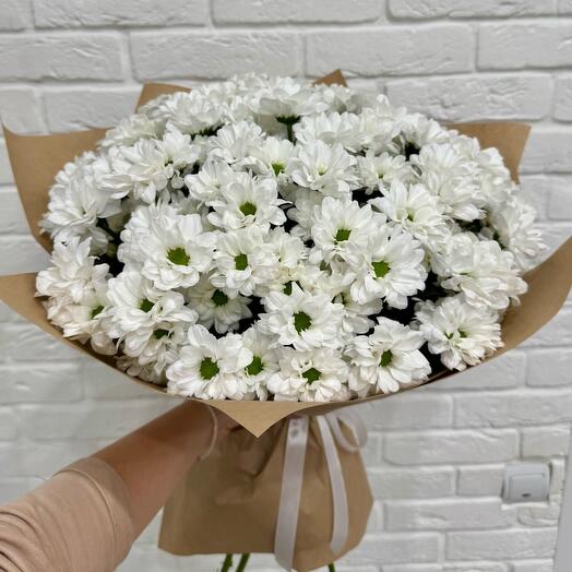 Букет белых ромашек