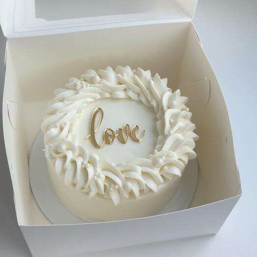 Бенто торт Love/ люблю