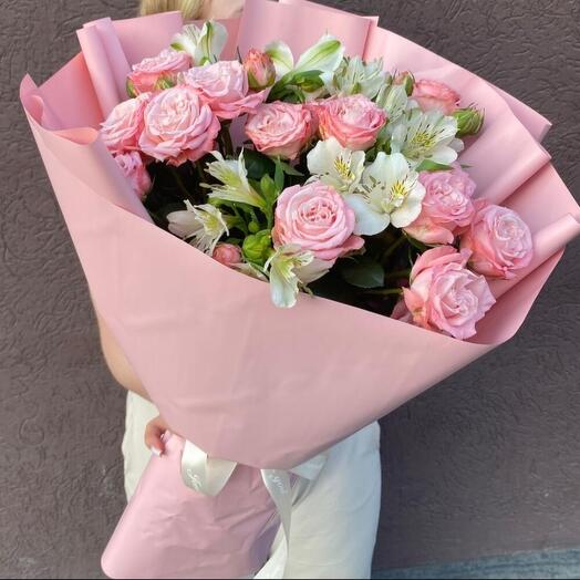 Восхищение 💕 букет с пионовидными розами