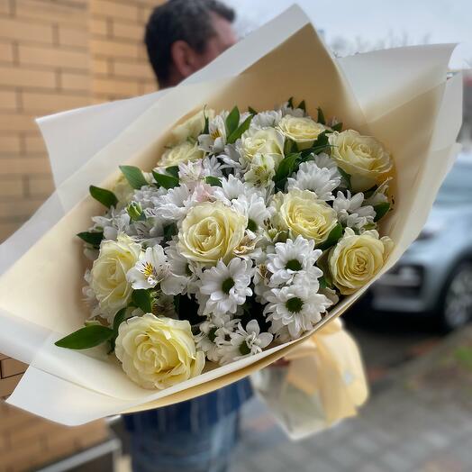 Букет "Белоснежка"