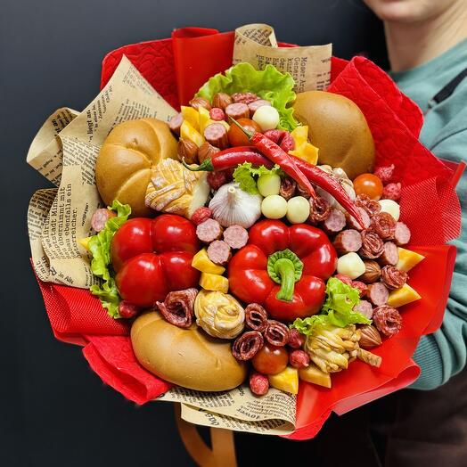 Яркий мужской букет