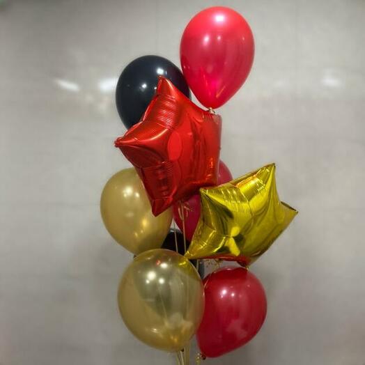 Set of helium balloons 9 pcs. Набор воздушных Шаров гелий 9 шт